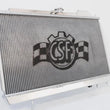 Load image into Gallery viewer, CSF 96-07 Mitsubishi Evo 4/5/6/7/8/9 Full-Slim Radiator w/12in Fan &amp; Shroud/-16AN &amp; Slip On Fitting - Additional View 6