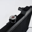 Load image into Gallery viewer, CSF 96-07 Mitsubishi Evo 4/5/6/7/8/9 Full-Slim Radiator w/12in Fan &amp; Shroud/-16AN - Black - Side View