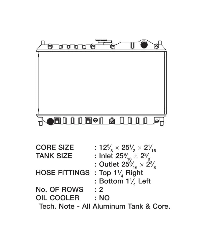 CSF 98-05 Mazda Miata Radiator - Additional View 5