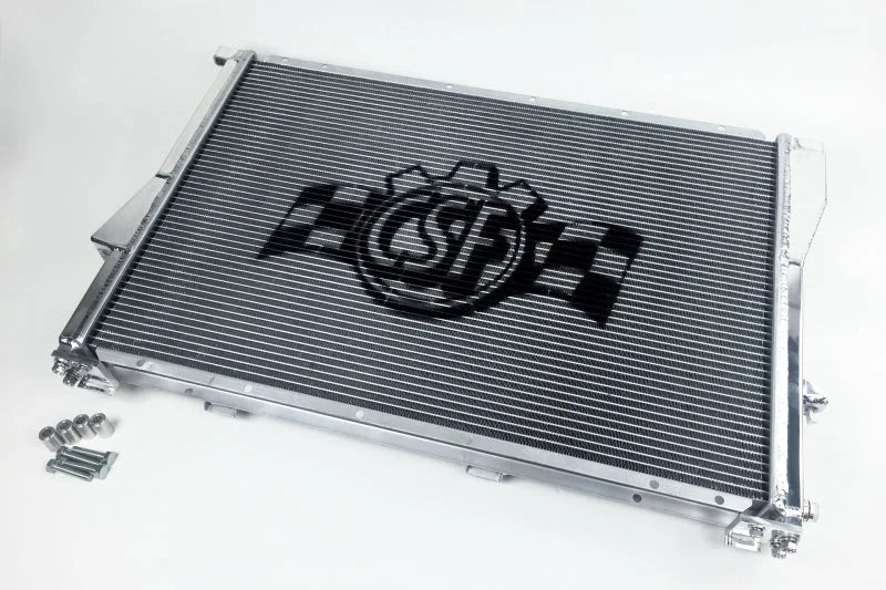 CSF 99-03 BMW M5 (E39) / 95-03 BMW 540i M/T Radiator (Fits Auto Trans w/Modified Drain Plug) - Side View