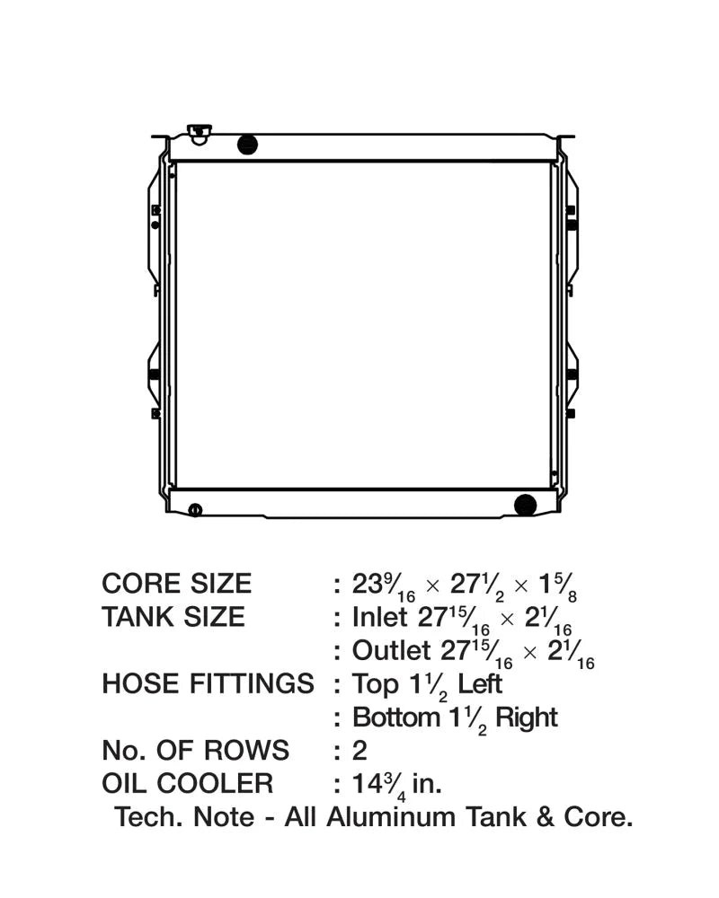 CSF 99-06 Toyota Tundra Radiator - Additional View 6