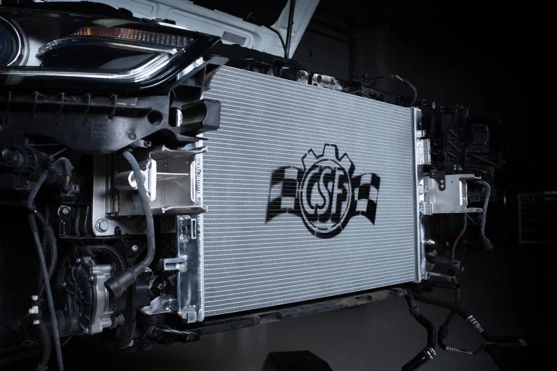 CSF Audi B8 S4 & S5 High Performance All-Aluminum Radiator - Side View