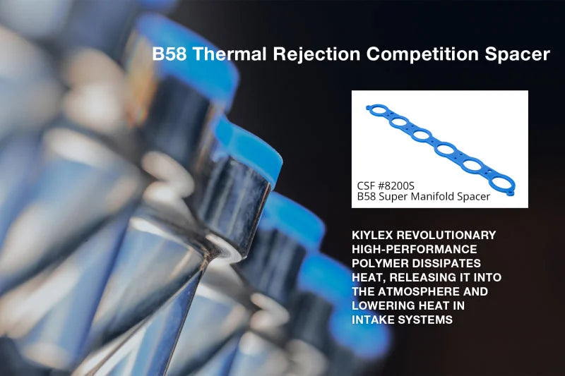 CSF B58 Thermal Rejection Competition Spacer (For Super Manifold 8200) - Installation View