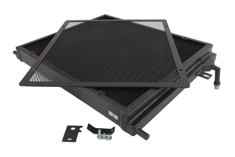 CSF BMW B58/B48 Front Mount Triple-Pass Heat Exchanger w/Rock Guard - Black - Additional View 5