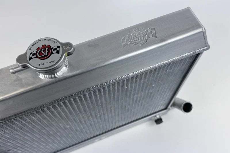 CSF BMW E10 2002 High Performance All Aluminum Radiator - Side View