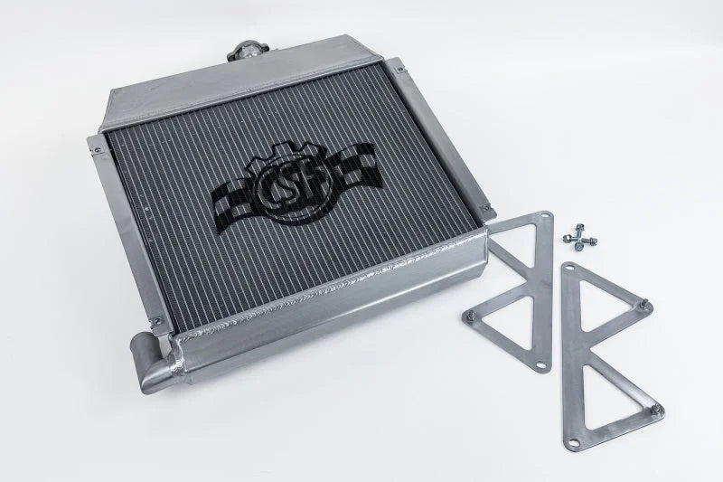 CSF BMW E10 2002 High Performance All Aluminum Radiator - Back View