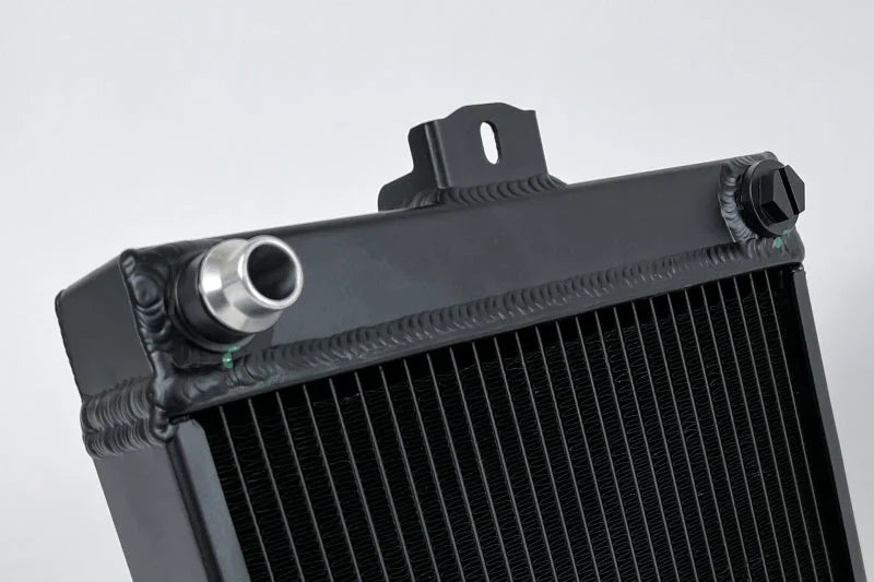 CSF BMW F8X M3/M4/M2C Auxiliary Radiators w/ Rock Guards (Sold Individually - Fits Left and Right - Installation View