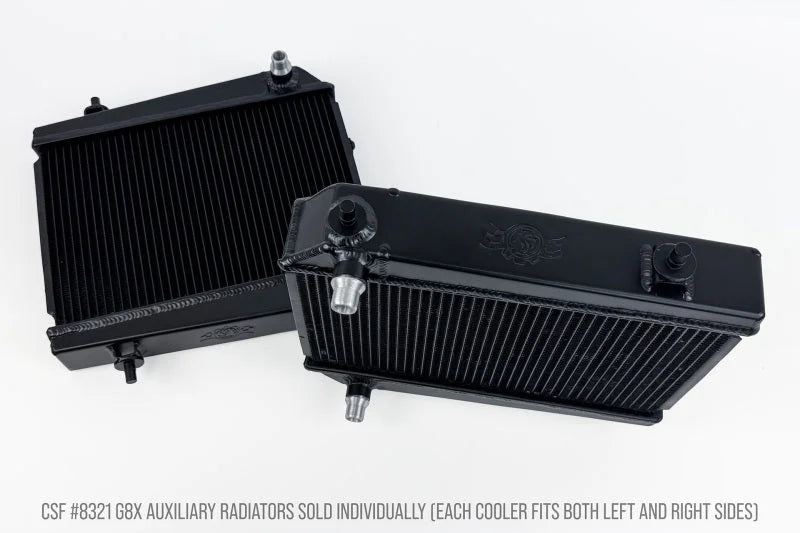 CSF BMW G8X M3/M4/M2 High-Performance Auxiliary Radiator - Single Radiator - Installation View