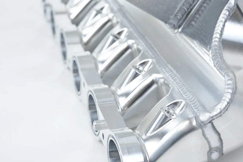 CSF BMW M2/M3/M4 S58 Comp & Non-Comp (G8X) Charge-Air Cooler Manifold - Thermal Dispersion Black - Installation View