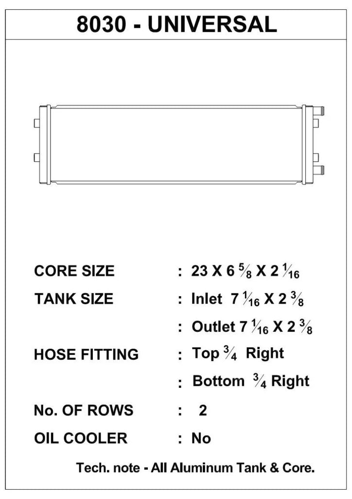 CSF Dual-Pass Universal Heat Exchanger (Cross-Flow) - Additional View 5