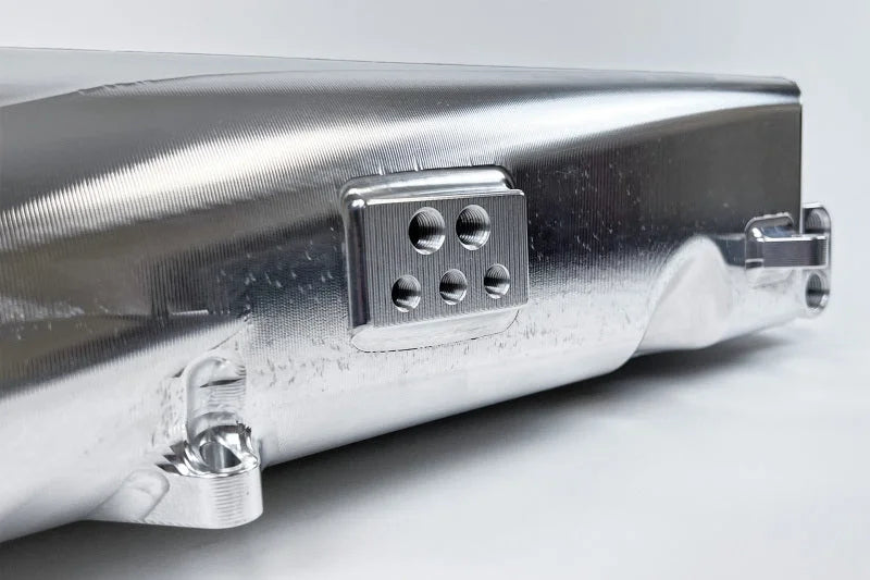 CSF Gen 2 B58 Race X Charge-Air-Cooler Manifold - Raw Billet Aluminum Finish - Installation View