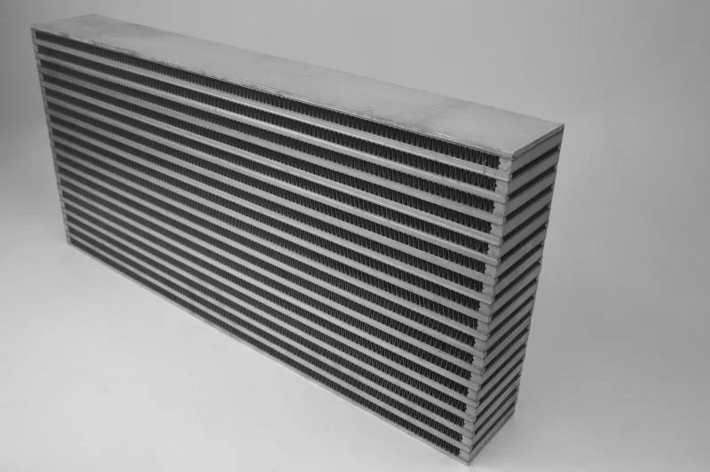 CSF High Performance Bar & Plate Intercooler Core - 25in L x 12in H x 3.5in W - Side View