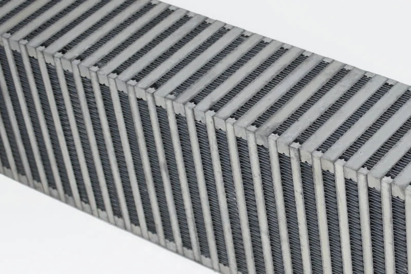 CSF High Performance Bar & Plate Intercooler Core (Vertical Flow) - 27in L x 6in H x 3in W - Installation View