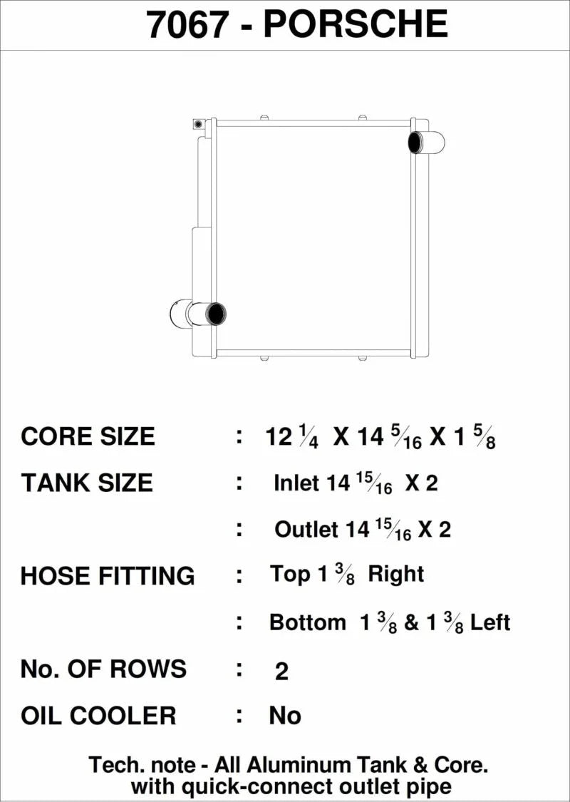 CSF Porsche 911 Carrera (991.1) / Porsche Boxster (981) / Porsche GT4 (991) - Right Side Radiator - Additional View 7