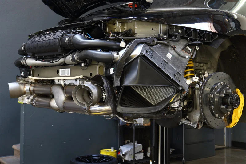 CSF Porsche 911 GT2 RS Twin Intercooler Set - Side View