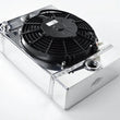 Load image into Gallery viewer, CSF Universal Drag Race / Tuck Radiator w/9in Spal Fan - 10.5in H x 10in L x 3.6in W - Main Product View
