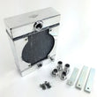 Load image into Gallery viewer, CSF Universal Drag Race / Tuck Radiator w/9in Spal Fan - 10.5in H x 10in L x 3.6in W - Back View