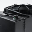 Load image into Gallery viewer, CSF Universal Drag Race / Tuck Radiator w/9in Spal Fan - 10.5in H x 10in L x 3.6in W - Black - Back View