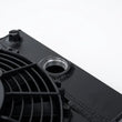 Load image into Gallery viewer, CSF Universal Drag Race / Tuck Radiator w/9in Spal Fan - 10.5in H x 10in L x 3.6in W - Black - Installation View
