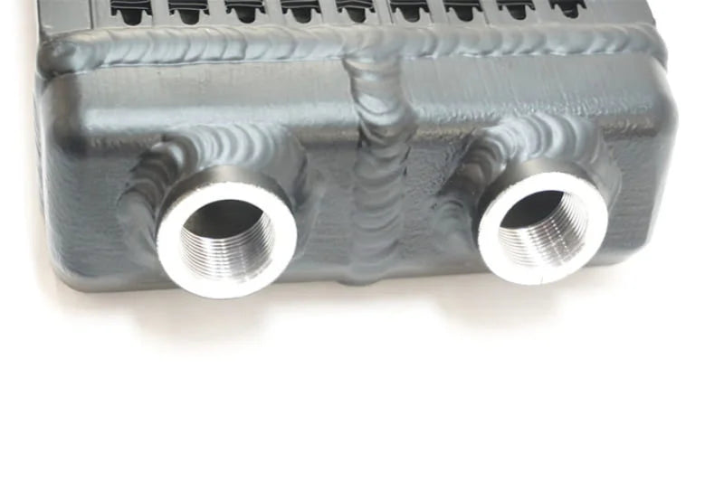 CSF Universal Dual-Pass Oil Cooler (RS Style) - M22 x 1.5 - 24in L x 5.75in H x 2.16in W - Installation View