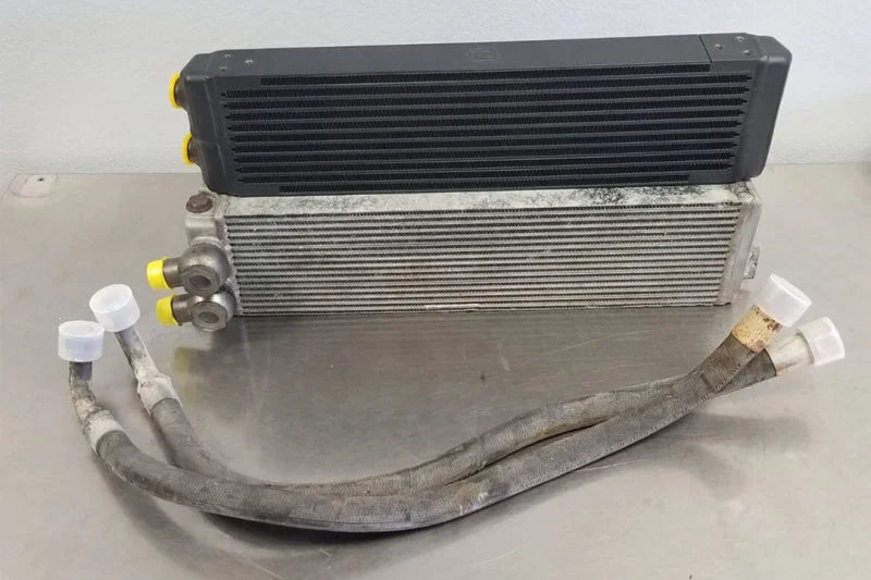 CSF Universal Dual-Pass Oil Cooler (RS Style) - M22 x 1.5 - 24in L x 5.75in H x 2.16in W - Additional View 8