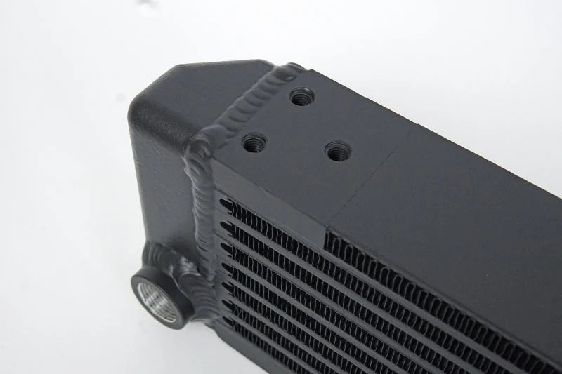 CSF Universal Single-Pass Oil Cooler - M22 x 1.5 Connections 22x4.75x2.16 - Back View