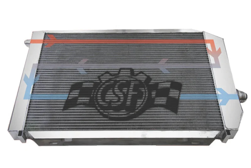 CSF Universal Triple Pass Dual Core Radiator w/AN Fittings - Installation View