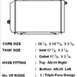 Load image into Gallery viewer, CSF Universal Triple Pass Dual Core Radiator w/AN Fittings - Additional View 5