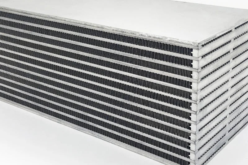 CSF Water/Air Bar & Plate Intercooler Core - 12in L x 5in H x 5in W - Installation View