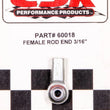 Load image into Gallery viewer, CSR Performance 3/16in Female Rod End 60018