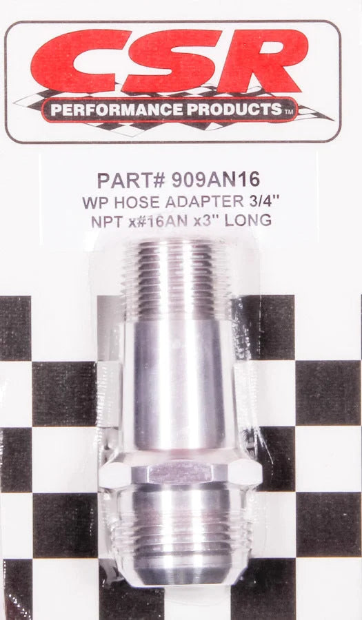 CSR Performance 3/4in NPT To #16AN Hose 909AN16