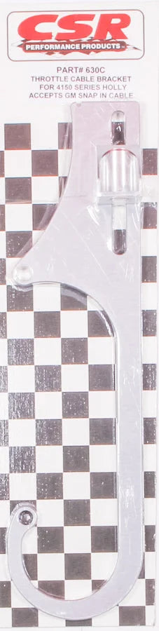 CSR Performance 4150 Throttle Cable Brkt GM Snap-In Cable- Clear 630C