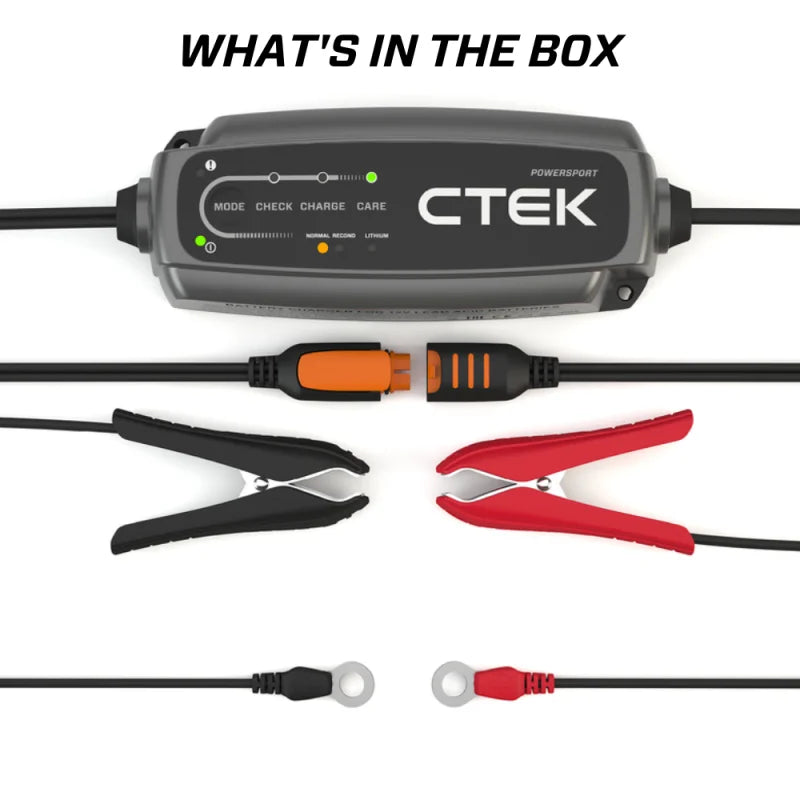 CTEK Battery Charger - CT5 Powersport - 2.3A - Side View