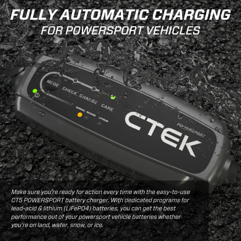 CTEK Battery Charger - CT5 Powersport - 2.3A - Additional View 5