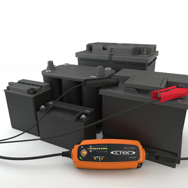 CTEK Battery Charger - MUS 4.3 Polar - 12V - Back View