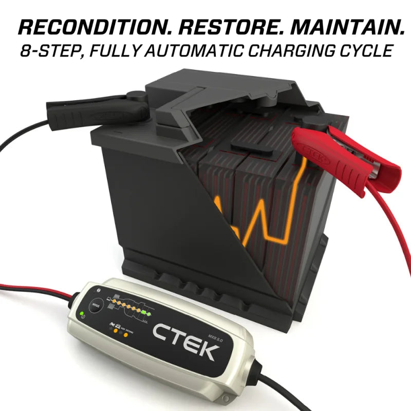 CTEK Battery Charger - MXS 5.0 4.3 Amp 12 Volt - Additional View 6