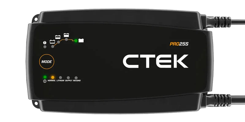 CTEK PRO25SE Battery Charger - 50-60 Hz - 12V - 19.6ft Extended Charging Cable - Detail View