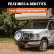 Load image into Gallery viewer, CURT 31006 24-Inch High Trailer Hitch Spare Tire Mount for 2-inch Receiver 31006 - Additional View 5