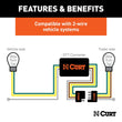Load image into Gallery viewer, CURT 56236 Multi-Function Splice-in Tail Light Converter, 4-Pin Wiring Harness fits BMW / Cadillac - Additional View 8
