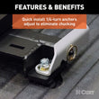 Load image into Gallery viewer, CURT A16 Sliding 5th Wheel Hitch, 16K, 6.5' Bed Puck System 16668 fits 2016 Chevrolet Silverado 2500 HD, Silverado 3500 HD...