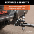 Load image into Gallery viewer, CURT Adjustable Multipurpose Ball Mount (2" Shank, 2" &amp; 2-5/16" Balls) 45049 - Additional View 8