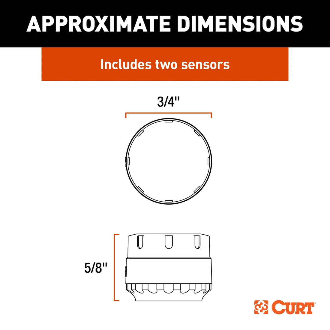 CURT CURT 57011 Tire Linc Auto TPMS Sensors 2-Pack, Tire Pressure Monitoring System 57011 - Additional View 6