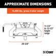 Load image into Gallery viewer, CURT E16 5th Wheel Hitch, 8' Bed Puck System 16071 fits 2017 Nissan TITAN XD - Side View