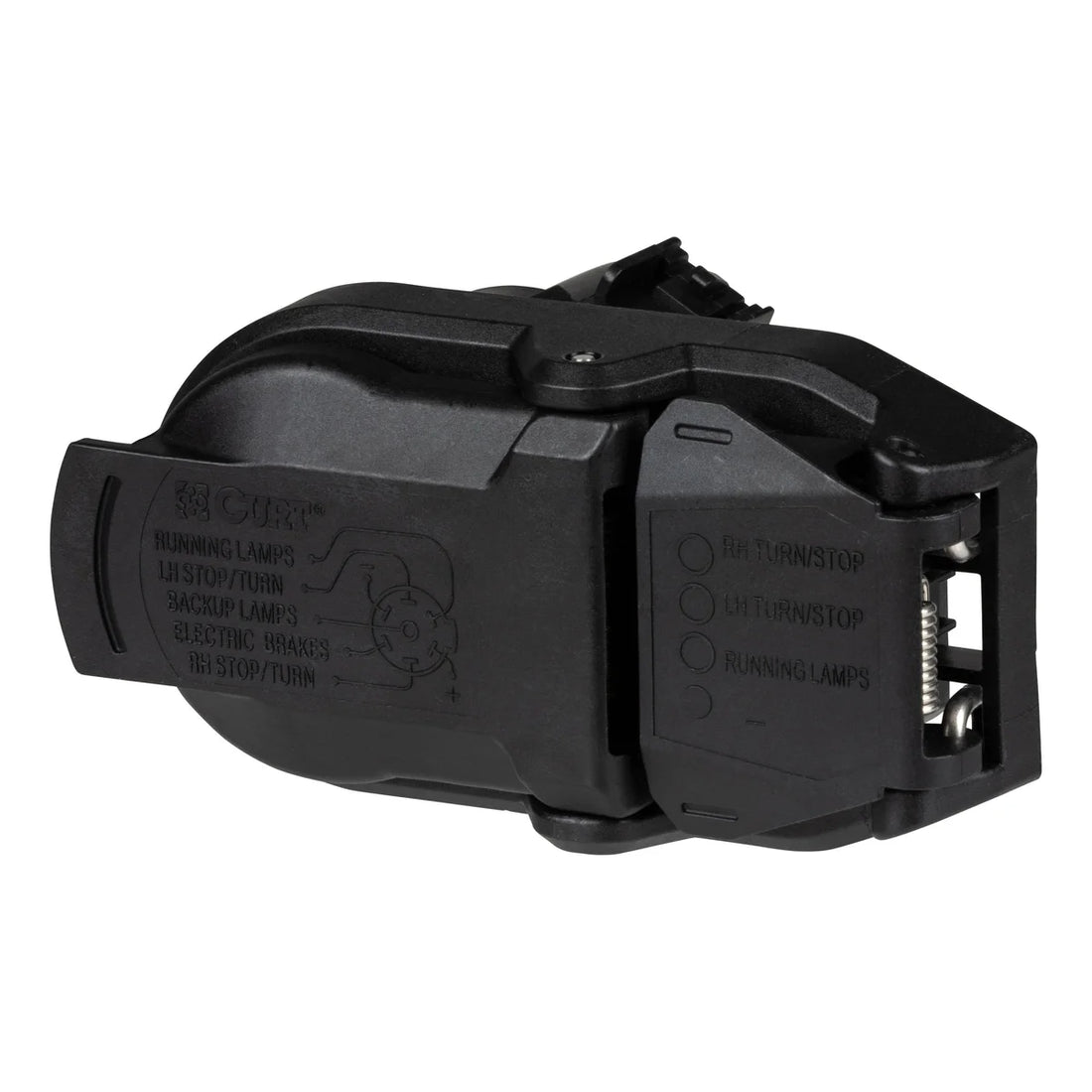 CURT OEM Replacement Dual-Output 7 & 4-Way Connector (Plugs into Any USCAR) 57020 fits 1997-2022, 2024 Audi / Buick / Cadi...