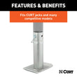 Load image into Gallery viewer, CURT Pin-On Jack Foot (Fits 2" Tube, 2,000 lbs, 8-1/2" Height, Packaged) 28275 - Additional View 6