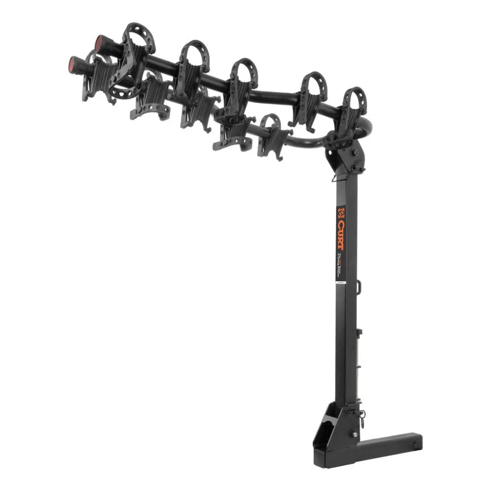 CURT Premium Hitch-Mounted Bi ke Rack 5 Bikes 2in Shan 18065