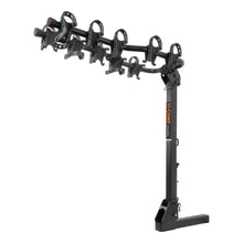 Load image into Gallery viewer, CURT Premium Hitch-Mounted Bi ke Rack 5 Bikes 2in Shan 18065