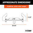 Load image into Gallery viewer, CURT Puck System 5th Wheel Legs, 8' Bed, 20K 16026 fits 2017 Nissan TITAN XD - Side View