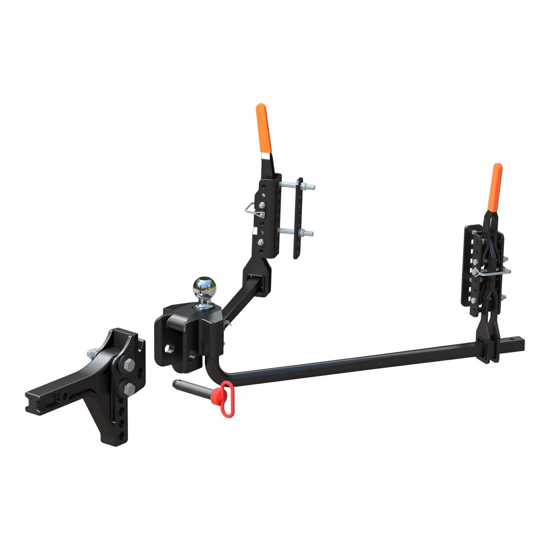 CURT TruTrack 2P Trailer-Mounted Weight Distribution Hitch, 8-10K 17510 - Back View