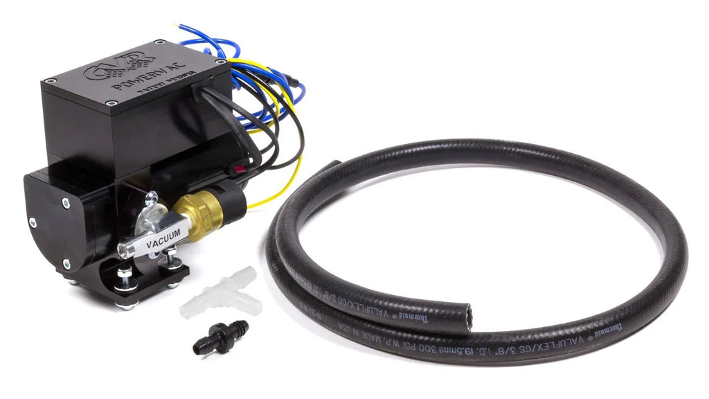 CVR Performance 12 Volt Electric Vacuum Pump Black Anodized VP665